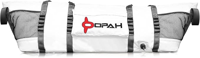 Opah Gear Fathom 6 King Insulated Fish Kill Cooler Bag for King Mackerel, 70" L x 20" W x 18" H, Heavy Duty, Marine-Grade Vinyl, Camping & Fishing