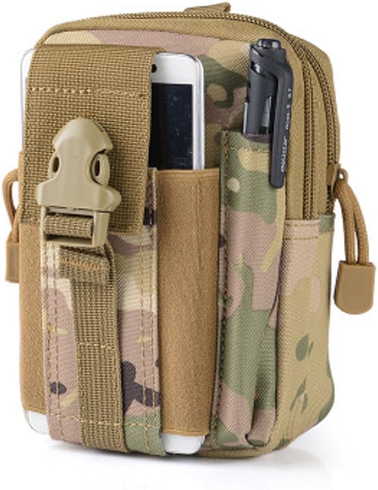 Small Multi-Purpose Poly Tool Holder EDC Pouch Waist Bag Military Nylon Utility Tactical Molle Pack Camping Hiking Pouch