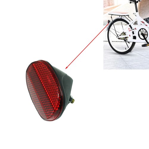 PZRT Bicycle Fender Reflector Red for MTB Fender Mounting Reflective Accessories Seat Hanger Plastic Reflector Rear Tail Light Cycling Accessories