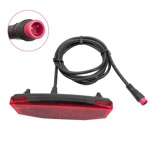 Cunyuer Night Riding Tailight, 6V-60V LED Warning Light, Waterproof, Red, Rear, E-Bike Tailight