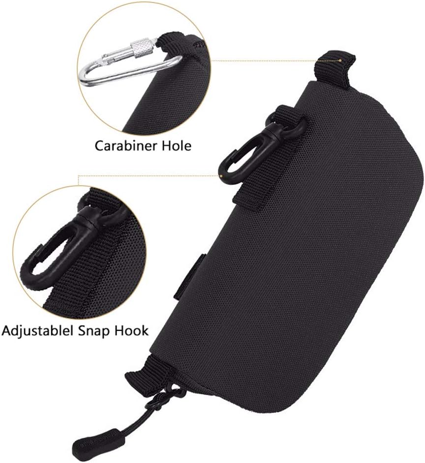 Tactical Molle Sunglasses Case Portable Anti-Shock Clamshell Carry Eyeglasses Hard Case Outdoor Hunting Goggle Mag Pouch