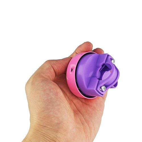 Zelerdo 1 Pair Bicycle Bike Handlebar Scooter Streamers,1 Pack Bike Bell and 1 Pair Bicycle Bike Grips (Pink Bell)