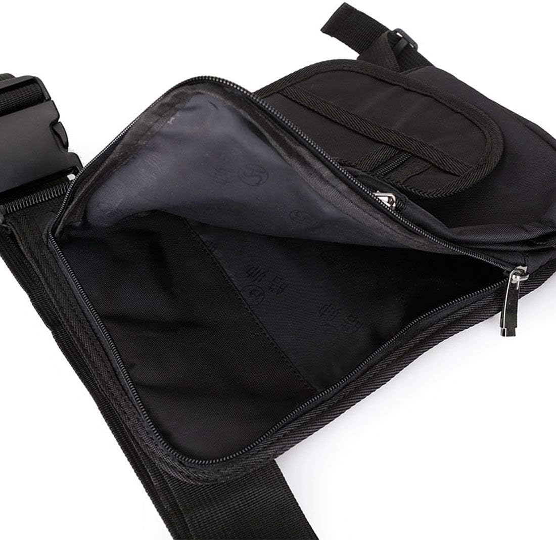 Nylon Drop Leg Bag Hiking Waist Pack for Men Women Tactical Motorcycle Bike Cycling Riding Travel Outdoor Sports Fanny Pouch