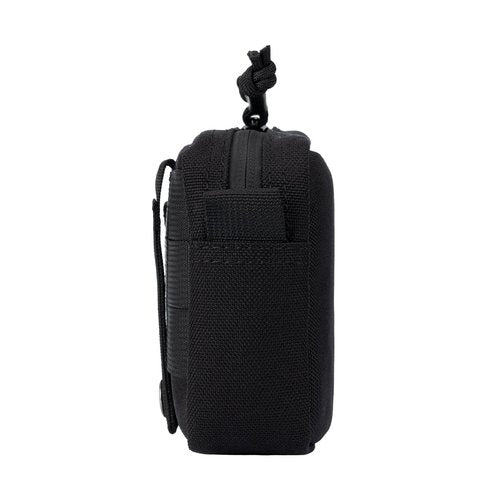 Dotacty Tactical Belt Pouch EDC Waist Bag MOLLE Admin Pocket Modular Medical Kit Organizer Phone Holster Vest Pack Nylon Utility Zipper Wallet Small Gear Tool Carrier for Men Women Camping Hiking BK