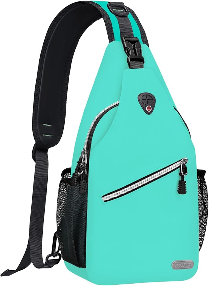 MOSISO Sling Backpack, Multipurpose Crossbody Shoulder Bag Travel Hiking Daypack