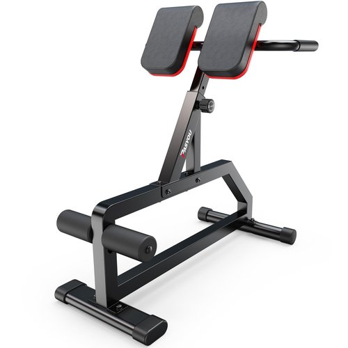 PASYOU Roman Chair, Adjustable Hyperextension Bench 5 Levels Multifunctional Roman Bench 350LBS Load Back Extension Bench Machine for Glute Hyper Extension Bench Reverse Hyper Machine ab Bench at Home
