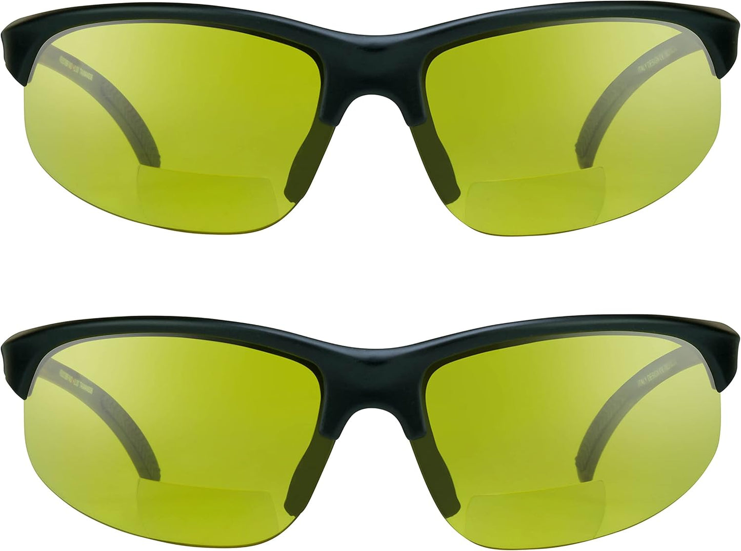 proSPORT BIFOCAL Sunglasses Readers Tinted Mens Womens High Definition Amber Yellow Smoke +1.50 +1.75 +2.00 +2.25 +2.50