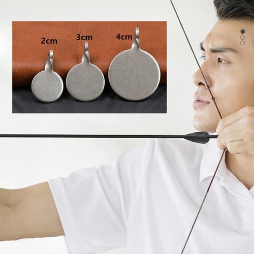 SquEqu 6 Pack Target Trap Targets Replacement Heavy Duty Metal Reset Target for Air Rifle Caliber Pellet Airgun BB Gun Bullet Target Box Shooting BB Air Pistol Slingshot Ammo Steel Balls Practice