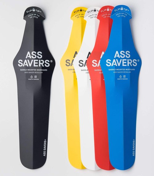 Ass Saver Regular Bike Rear Saddle Mounted Mudguard 2017 – Black