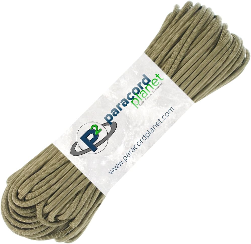 Paracord Planet 850 US Government Certified Paracord 10', 25', 50', 100', 250', 1000' Lengths