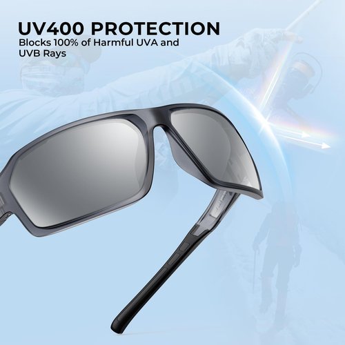 KastKing Chippewa Polarized Sunglasses – UV400 Protection, Full Wrap, 1.0mm TAC Lenses for Fishing, Cycling & Outdoor Sports