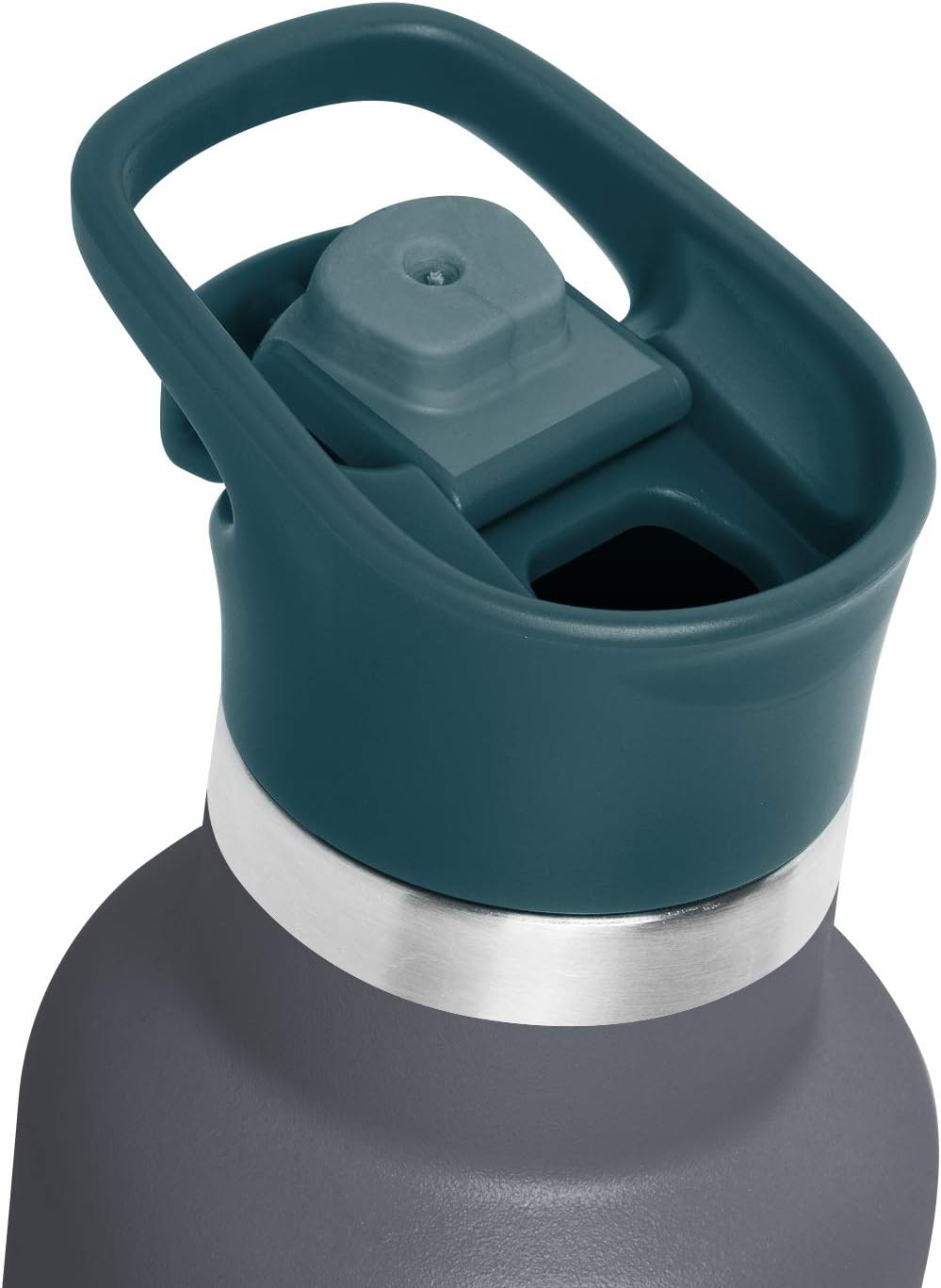 Simple Modern Ascent Chug Lid - Fits All Ascent and Hydro Flask Standard Mouth Water Bottle Sizes - Leak Proof, Double Wall Insulated - Deep Ocean
