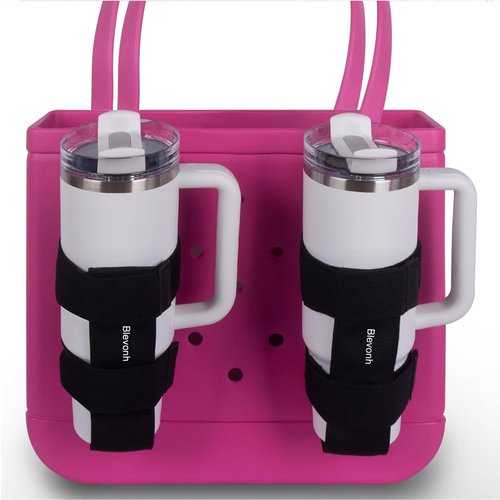 Blevonh 2 Pack Bogg Bag Cup Holder for Stanley, Fit Simplify Resistance Loop Exercise Bands