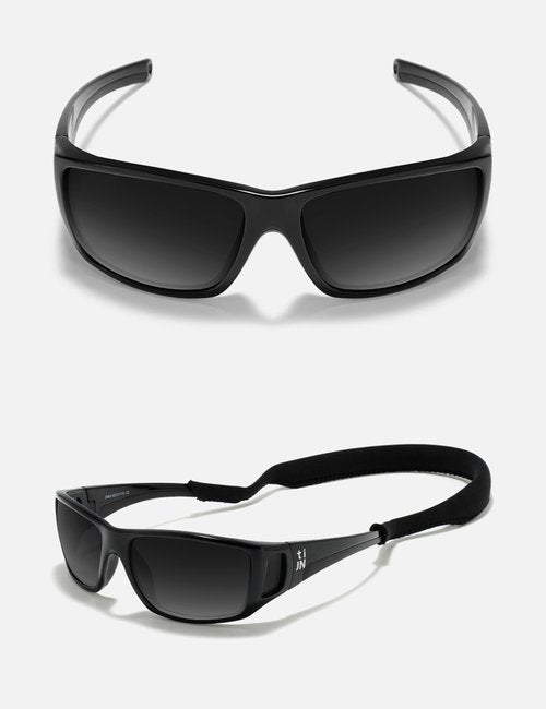 TIJN Polarized Sunglasses with UV400 Protection,Lightweight TR90 Wraparound Sports Glasses for Outdoor Activities Men Women