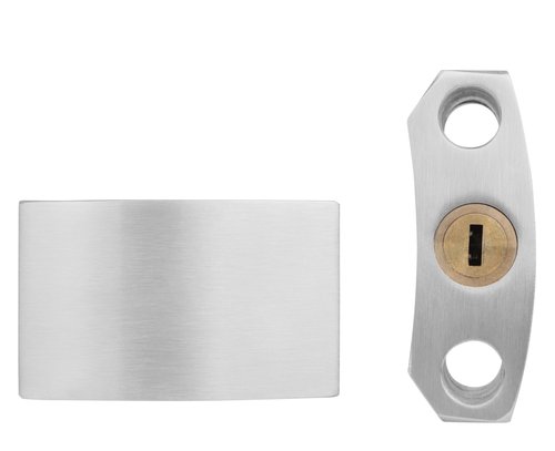 ROOKMAD All Weather Stainless Steel Bike U Lock, Outdoor Pad Lock with 4 Keys, 2.76 in. (70mm) Wide, Adjustabl Shackle Marine Lock for Bikes, Boats, Gates, Cabinet, Scooters, etc.