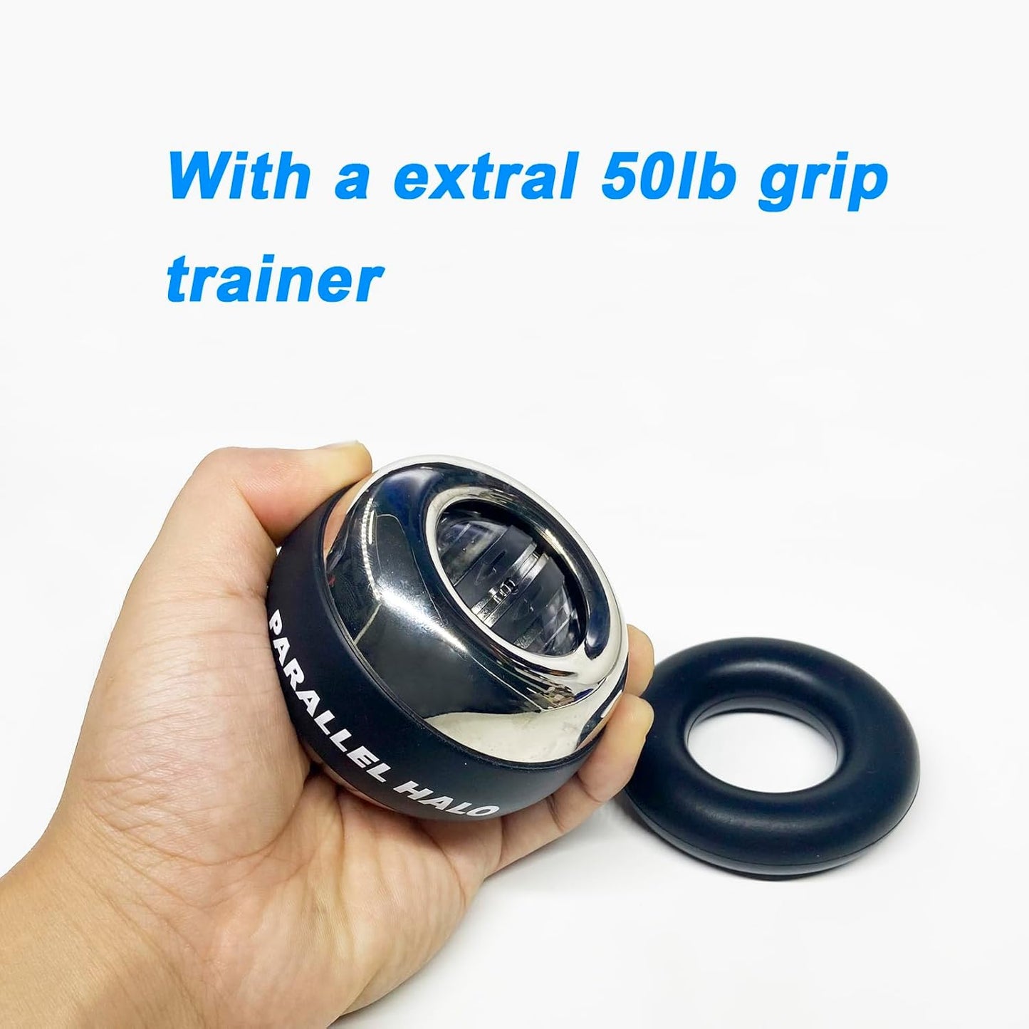 Power Wrist Ball AUTO Start Gyro Ball with LED Lights Forearm Exerciser Wrist Strengthener for Strengthening Muscle and Bones