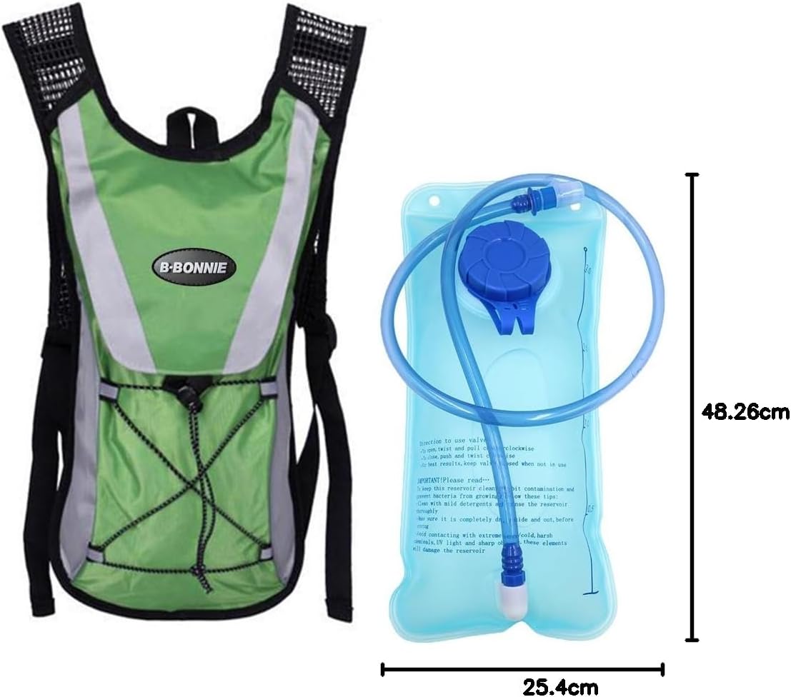 Monvecle Hydration Pack Water Rucksack Backpack Bladder Bag Cycling Bicycle Bike/Hiking Climbing Pouch + 2L Hydration Bladder