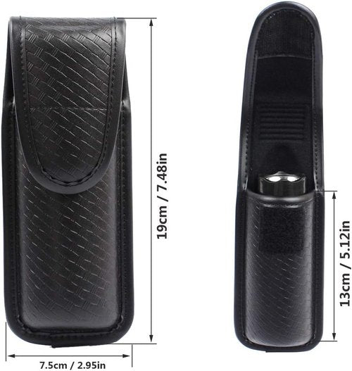 Basketweave OC Spray Holder MK4, Tactical Flashlight Holster for 1.57in Flashlight