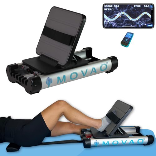 MOVAO Mini Gaming Play Sensor – Add-On Accessory for MOVAO Mini In-Bed Leg Press – Physical Therapy Biofeedback Game System for Eccentric & Isometric Strength Training
