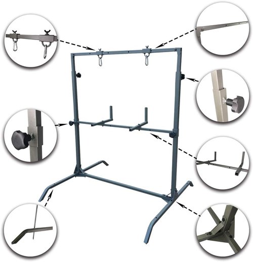 Highwild Archery Target Stand for Bag Targets Block Cube Foam - Larger Range - Multi-Function - Flexible - Durable