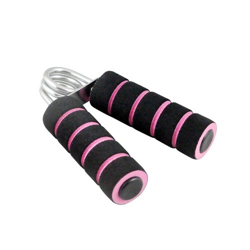 Pro Impact Hand Grip Wrist Strengthener/Grip Strength Trainer for Home Workout/Finger Exercise/Forearm Stretcher/Stress Relief- Adjustable Resistance, Heavy Duty, Non-Slip (2 Pieces) (Pink)