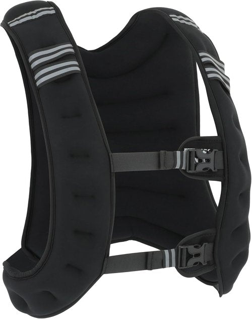 FITNESS MANIAC USA Weighted Vest, 10lb/12lb/15lb/20lb Weight Vest with Reflective Stripe for Workout, Strength Training, Running, Fitness, Muscle Building, Weight Loss, Weightlifting
