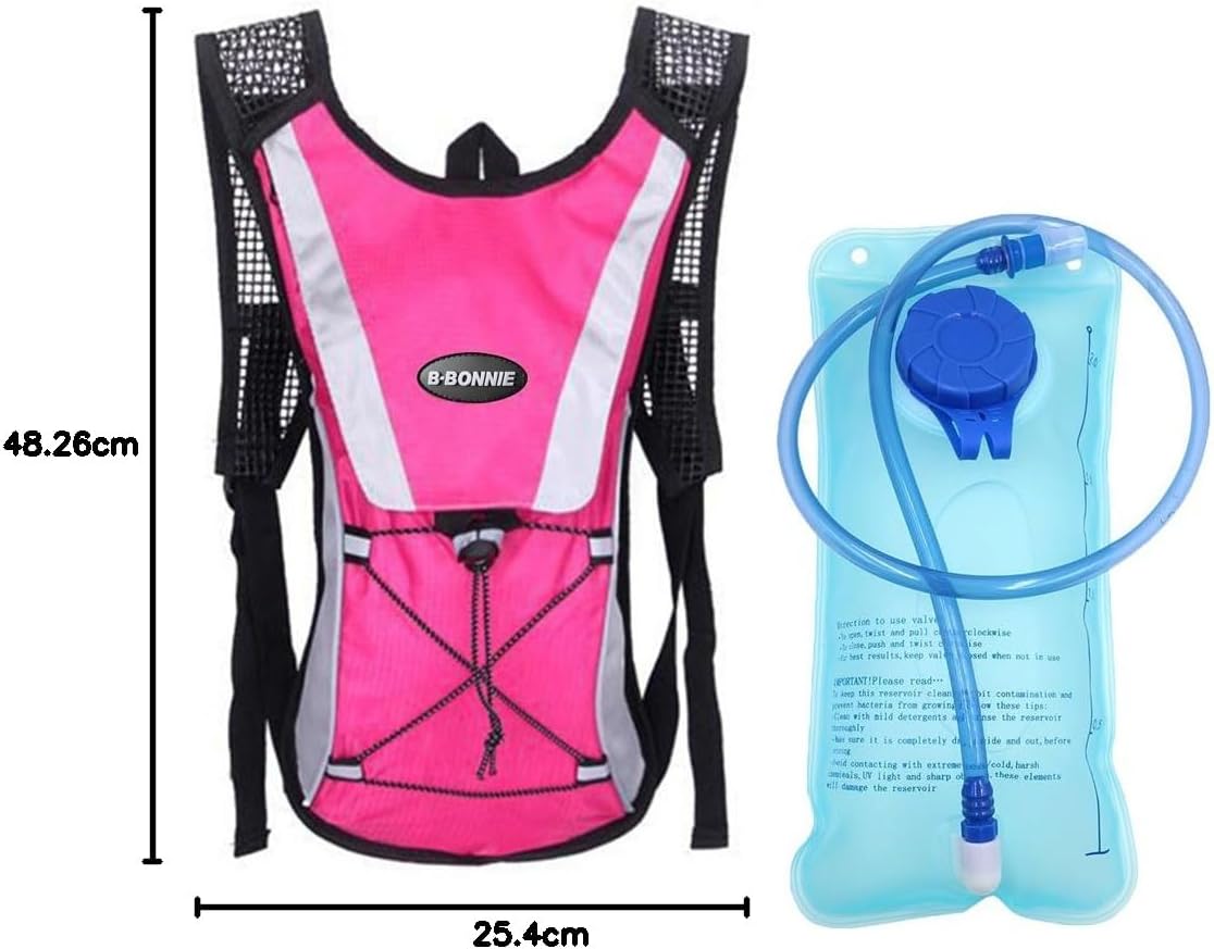Monvecle Hydration Pack Water Rucksack Backpack Bladder Bag Cycling Bicycle Bike/Hiking Climbing Pouch + 2L Hydration Bladder