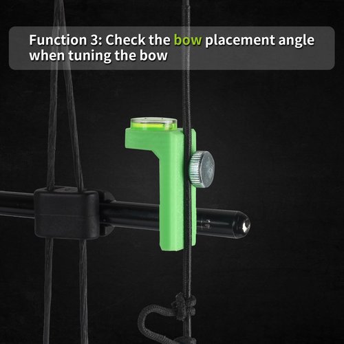 SPG Bow Level Tuning Kit - Compound Bow Tuning Tools with Arrow Rest Level, Universal Bubble
