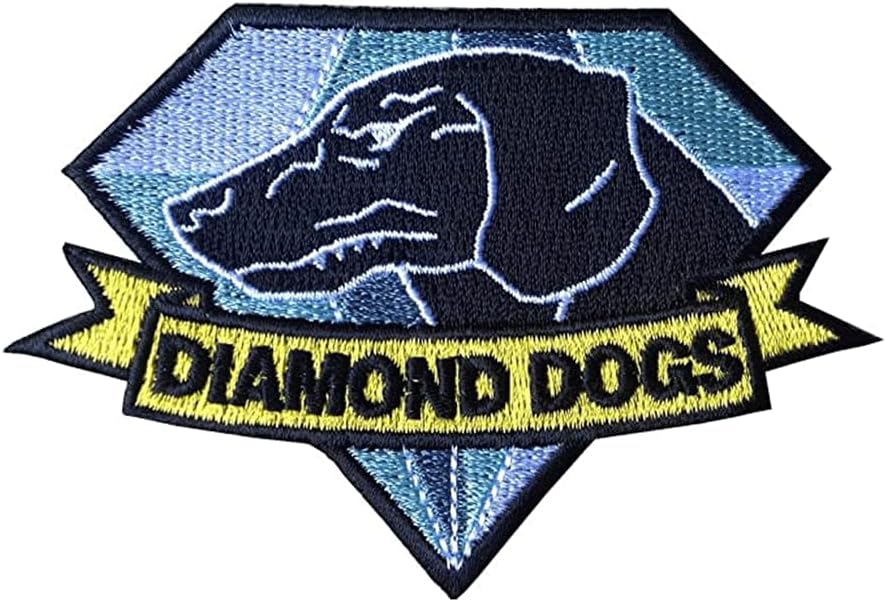 Military Morale Diamond Dogs and Metal Gear Solid Fox Patch (3pcs)