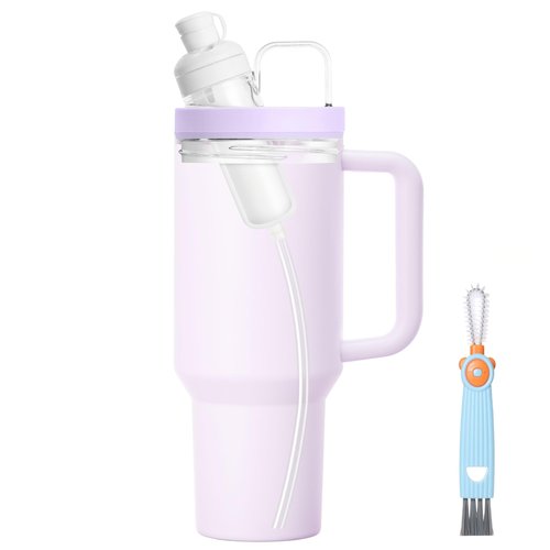 Tumbler Adapter for Stanley Compatible with Flavor Cartridge, Adapter Compatible with Stanley 40oz & 64oz Quencher H2.0 FlowState Tumbler to Flavor Cartridge, Leak Proof BPA Free