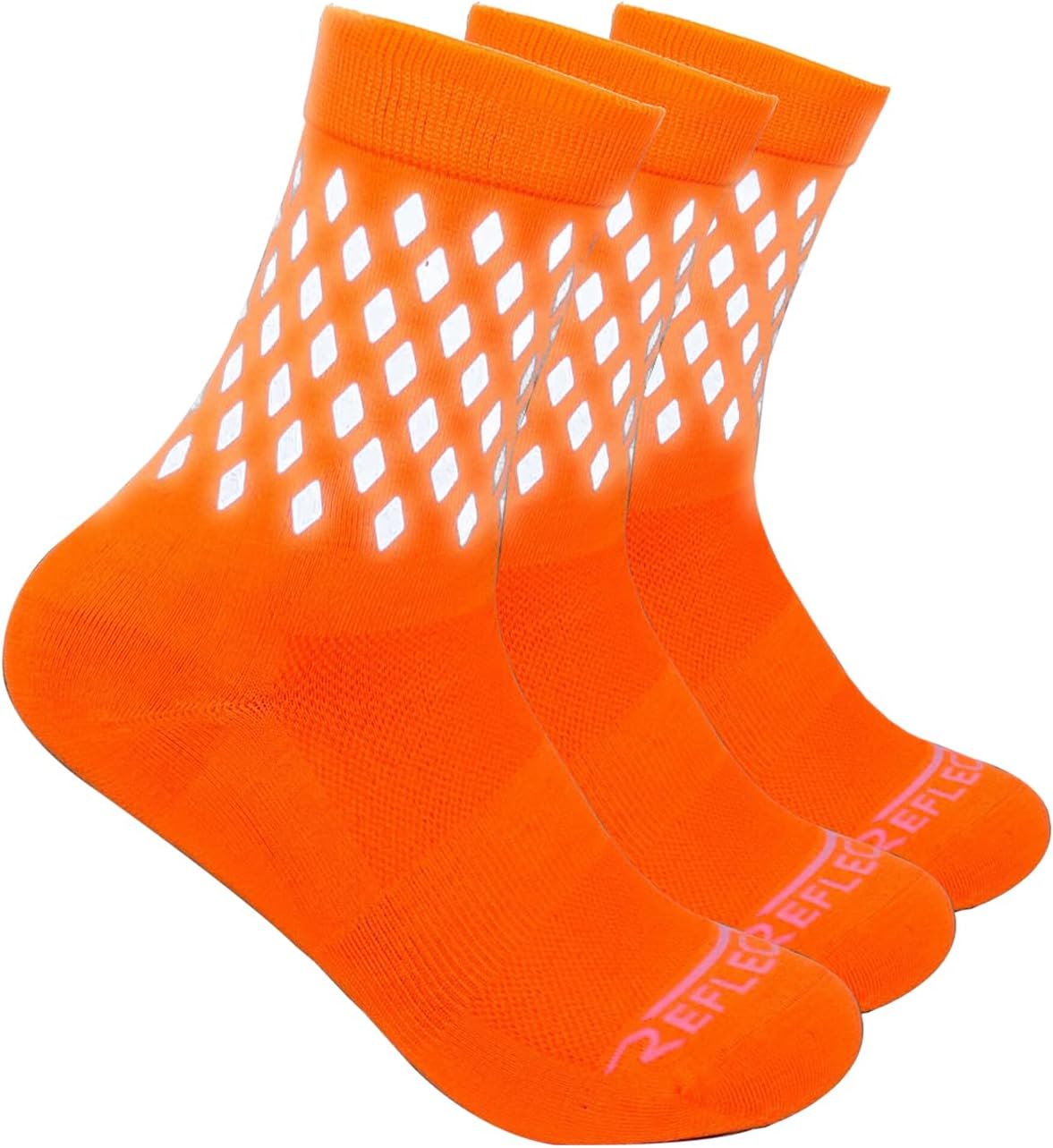 Reflective Socks - High Visibility Sports Socks Cushioned, Biomotion Safety Gear for Outdoor Athletes