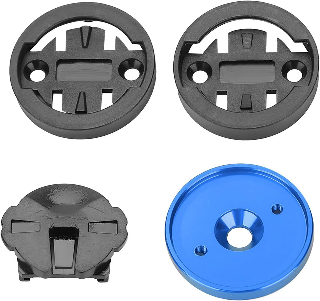 Road Bike Computer Holder Stem Top Cover Stopwatch GPS Speedometer Mount (Blue) Bike Stem Mount Stem Mount