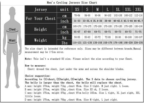 Cycling Jersey Men,Bike Shirts Cycling Bicycle Tops Road Team Biking Clothing