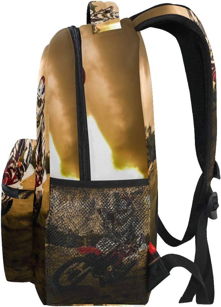 Nerxy Lightweight Dirt-Bike Motocross Motorcycle Vehicle Backpacks Women Bags Men Bookbag