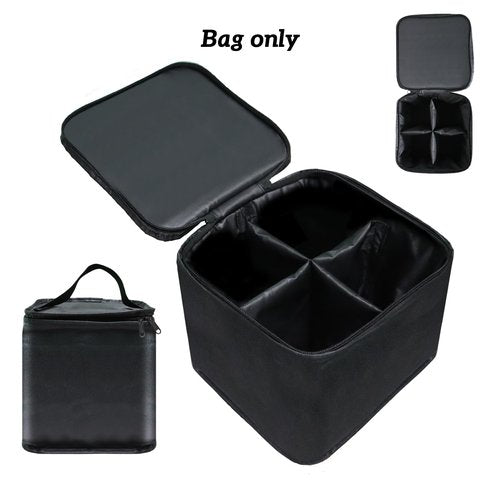 Mini Fuel Cylinder Storage Bag,for 4-Pack Refillable 1LB Empty Propane Cylinder Tank Cover,Gas Tank Protective bag,600D Oxford Fabric,Mini Tank Accessories,for Outdoor Camping,Cooking,Travel
