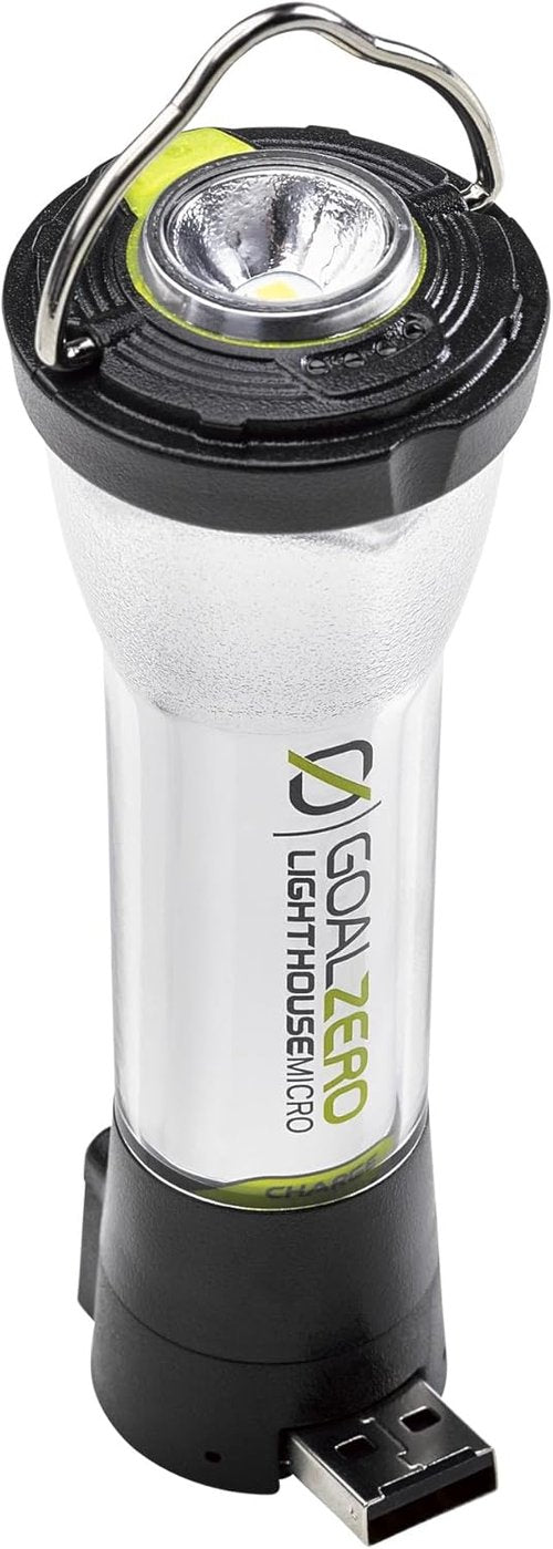 Goal Zero Lighthouse Micro Charge Flashlight, USB Rechargeable Flashlight for Car and Emergency Use