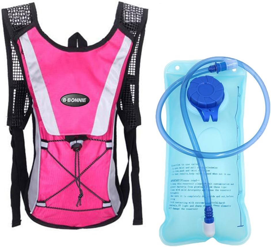 Monvecle Hydration Pack Water Rucksack Backpack Bladder Bag Cycling Bicycle Bike/Hiking Climbing Pouch + 2L Hydration Bladder