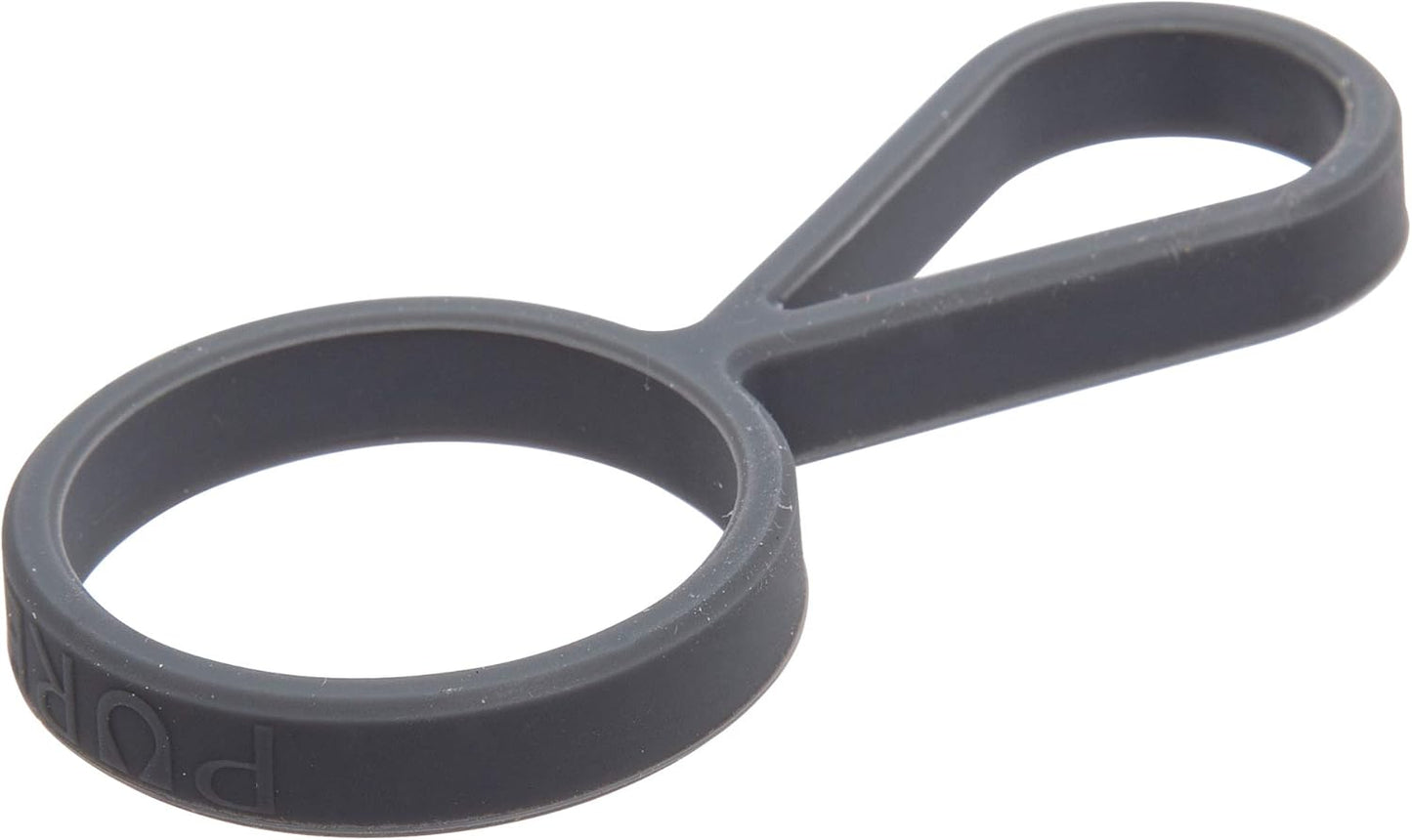 PURE Easy and Convenient Durable Simple Silicone Bottle Holder, 1.25 x 3 inches, Grey