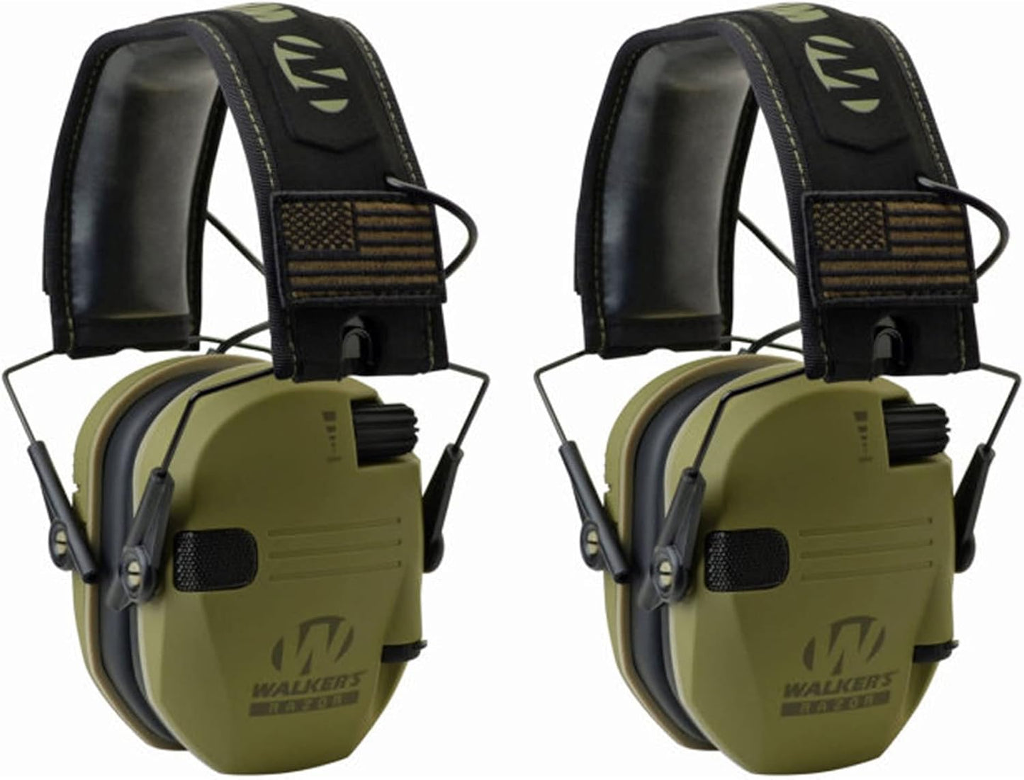 Walker's Razor Slim Shooter Electronic Hunting Folding Hearing Protection Earmuffs
