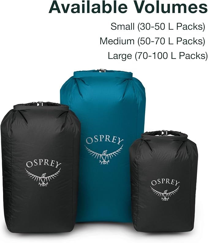 Osprey Ultralight Protective Backpack Liner, Waterfront Blue, Large