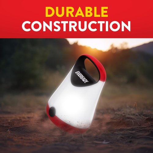 Eveready LED Camping Lantern, Bright Battery Powered Lantern, Water Resistant Hurricane Supplies, 100 Hour Run-time, Pack of 2