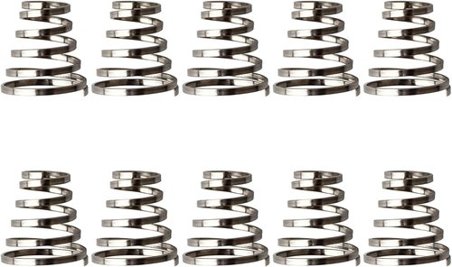 10Pcs Stainless Steel Bike Wheel Skewer Spring Replacements Mountain Bike Wheel Spring Quick Release Lever Shafts Spring Bike Wheel Skewer Spring Stainless Steel Bike Hub Accessories