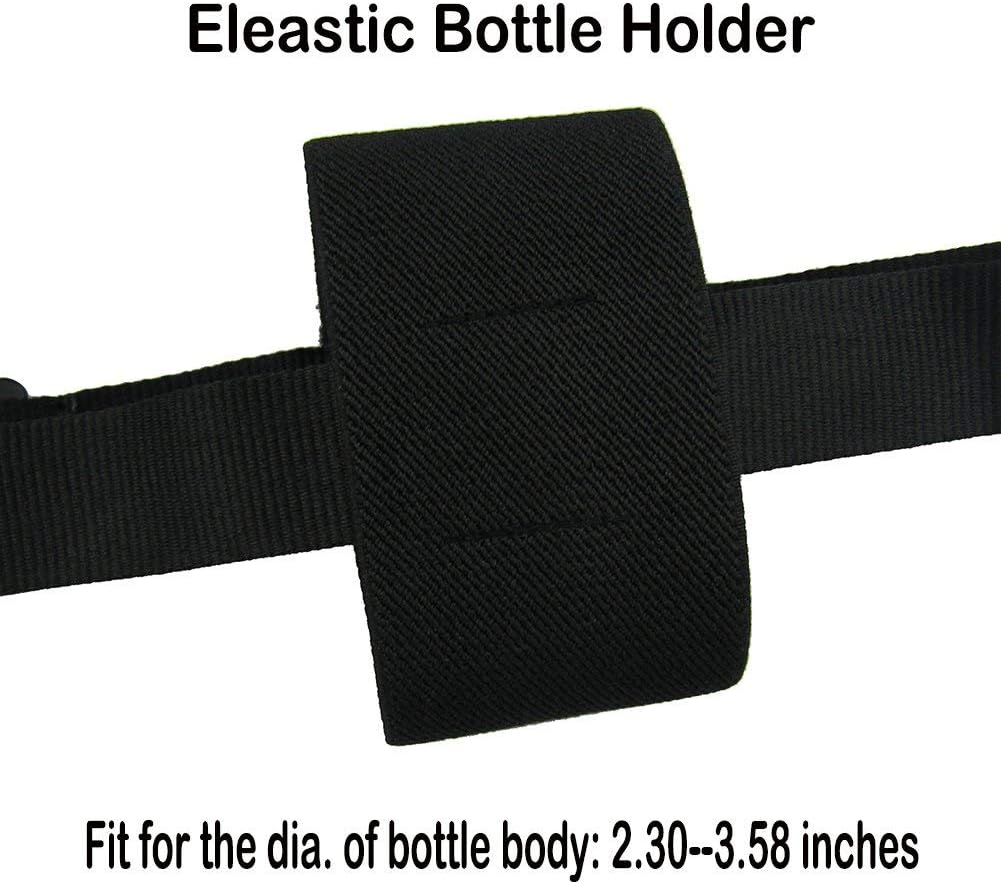Water Bottle Carrier with Adjustable Shoulder Strap,Universal Bottle Sling,Perfect for Daily Walking Biking Hiking Travel (Exclude Bottle)