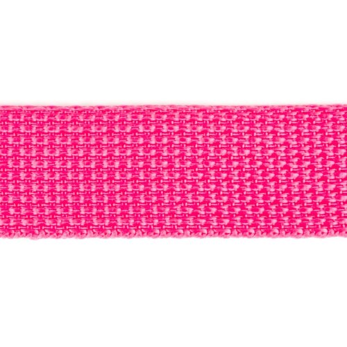 Country Brook Design 1" Webbing - 10/25/50 Yards - 30+ Colors - EDC 1 Inch Polypropylene Webbing for Climbing Outdoors Crafting DIY Gear Repair (Fuchsia, 25 Yards)