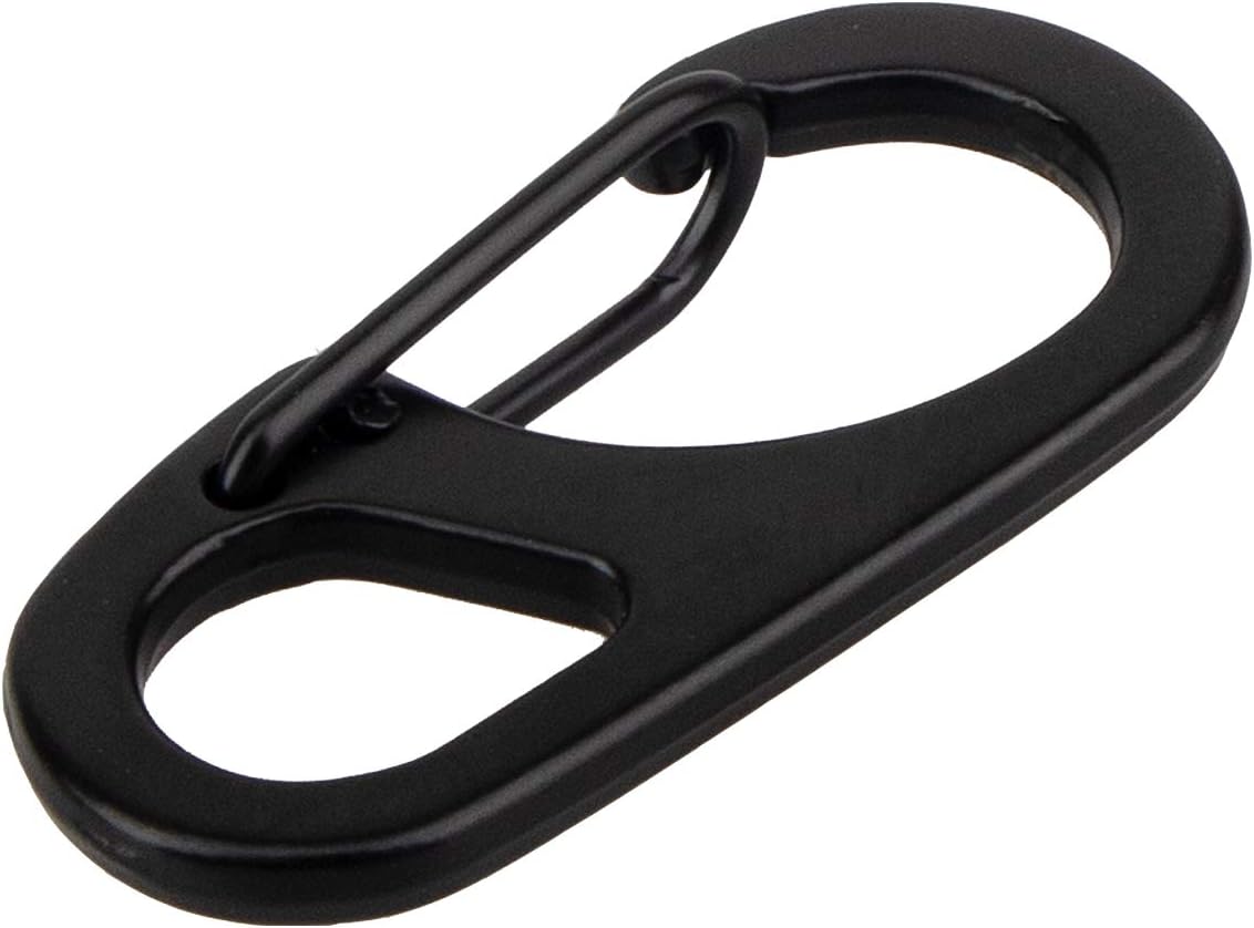 SWATOM Small Mini Carabiner Clip Tiny Spring Snap Hook Keychains Micro Carabiners for Paracord EDC Alloy Key Rings Outdoor Hiking Fishing Camping Backpack Accessories