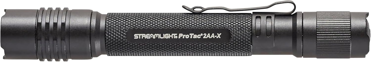 Streamlight 88072 ProTac 2AA-X 270-Lumen Multi-Fuel Personal Carry Tactical Flashlight with Alkaline Batteries, Coyote