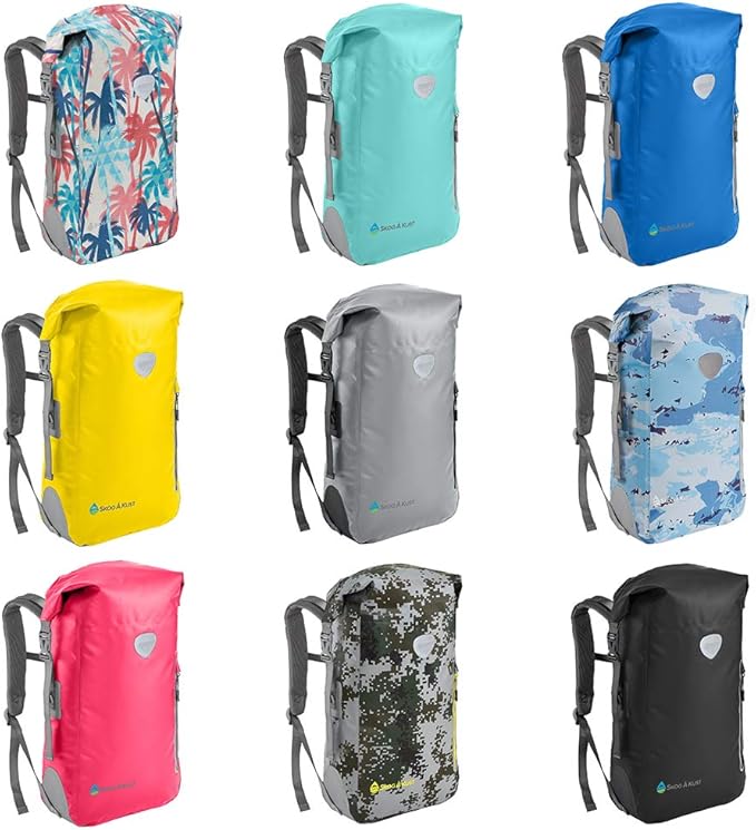 Skog Å Kust BackSak Heavy Duty Waterproof Backpack - Gear Bag for Sports, Travel, & More - 25 & 35 Liter Sizes