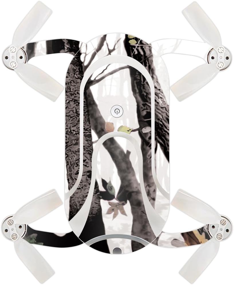 MightySkins Skin Compatible with ZEROTECH Dobby Pocket Drone – Conceal Snow | Protective, Durable, and Unique Vinyl Decal wrap Cover | Easy to Apply, Remove, and Change Styles | Made in The USA
