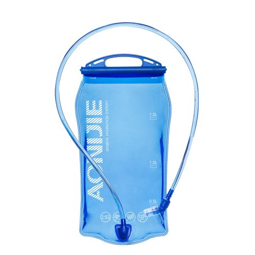 Azarxis Hydration Bladder Water Reservoir Leakproof 1L 1.5L 2L 3L BPA Free Hydration Pack Replacement for Running Walking Hiking Biking Climbing Cycling (PEVA - 1.5L)