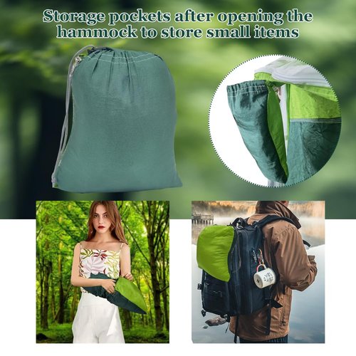 FYeang Camping Hammock, Lightweight Portable Hammock with Mosquito Net,Hammock with Bug Net,Tree Hammocks for Outside,Travel Hammock,Hammock Camping for Traveling Hiking